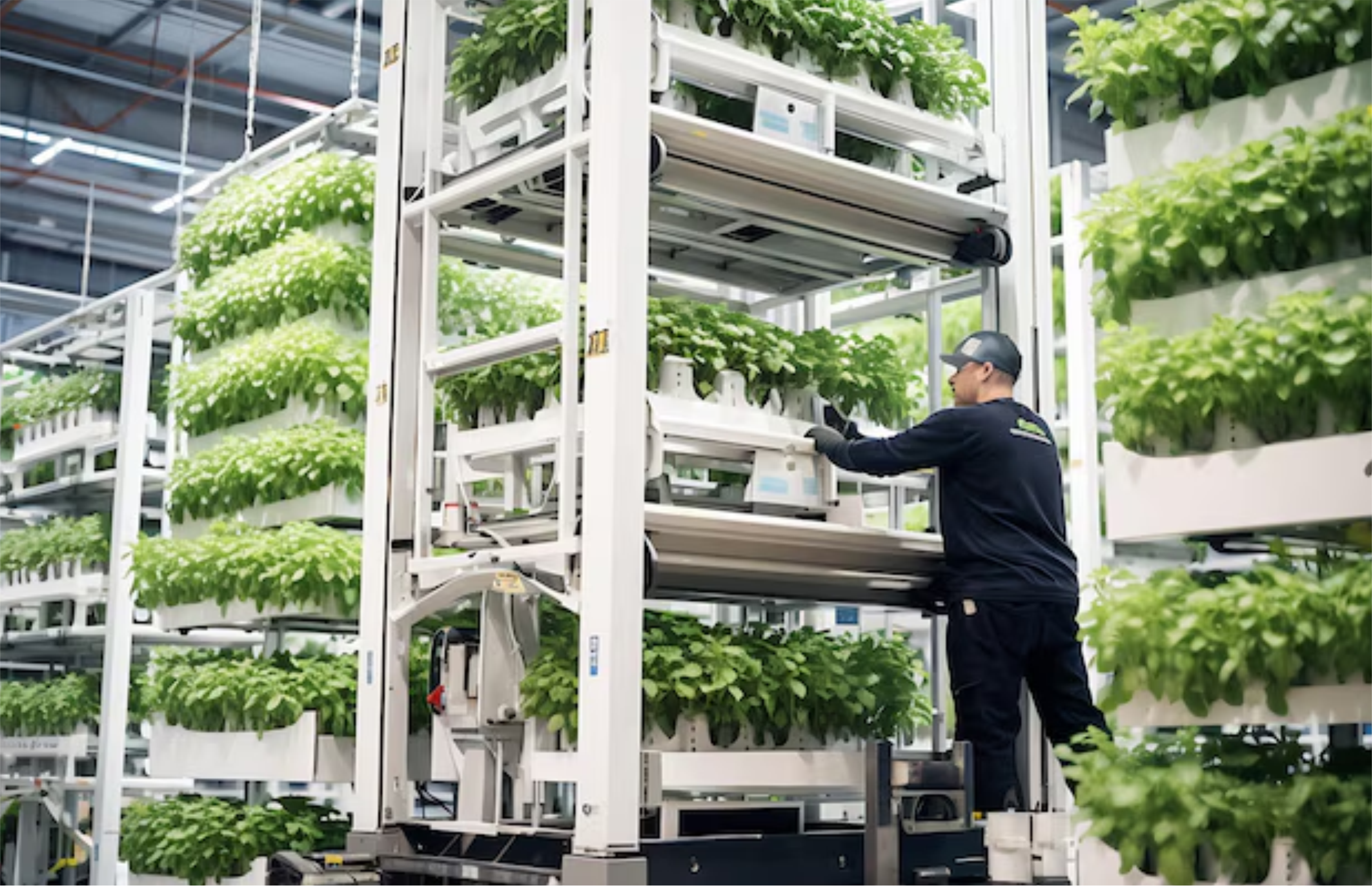 Vertical Stacking and Space Optimization in Vertical Farming